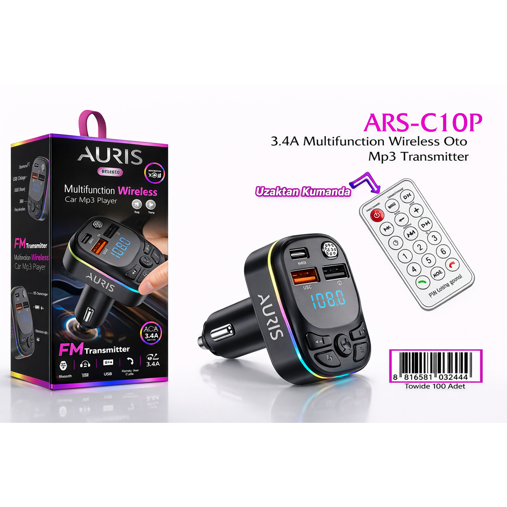 AURİS ARS-C10 FM TRANSMİTTER