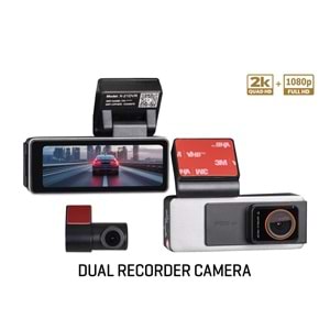 Forx X-21DVR Ön/Arka 2li dvr Kayıt Kamera