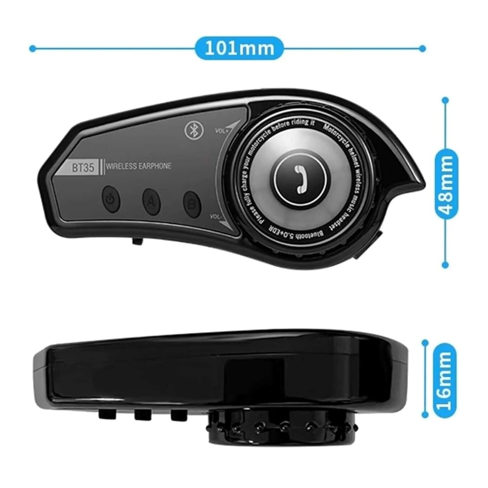 BT35 KASK İNTERKOM WIRELESS EARPHONE