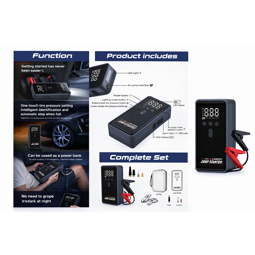 LUNVO S2 12000MA AKÜ TAKVİYE POMPA POWERBANK VE FENER