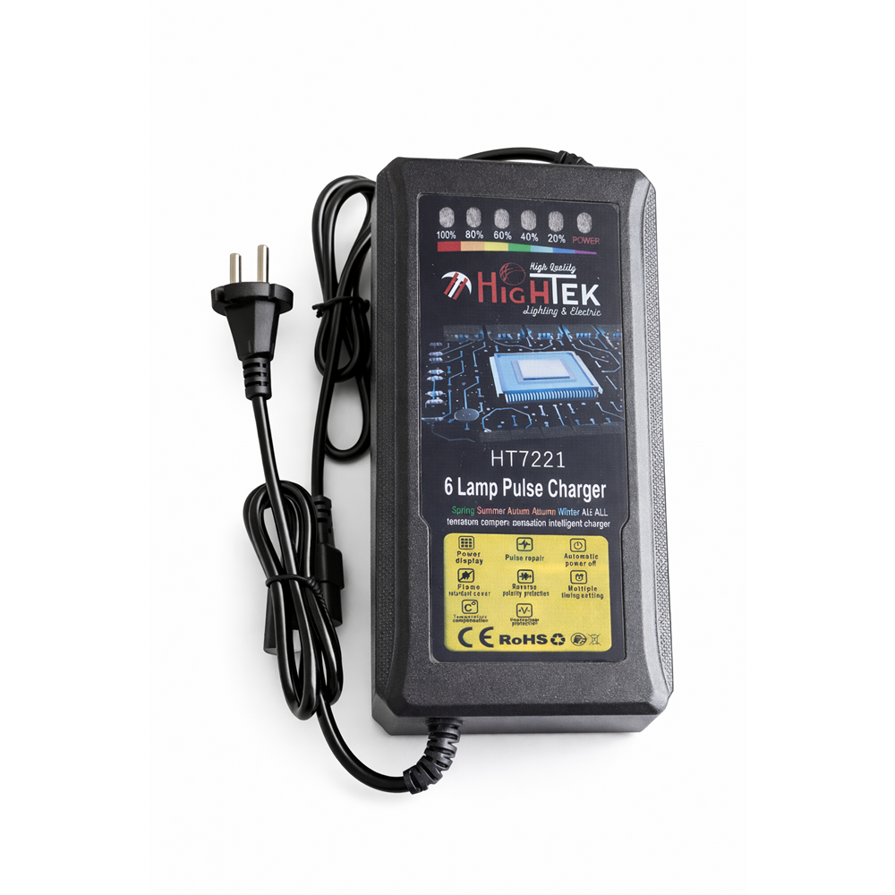 HİGHTEK HT-7221 36V 20A ELEKTRİKLİ BİSİKLET-MOTOSİKLET ŞARJ ADAPTÖRÜ